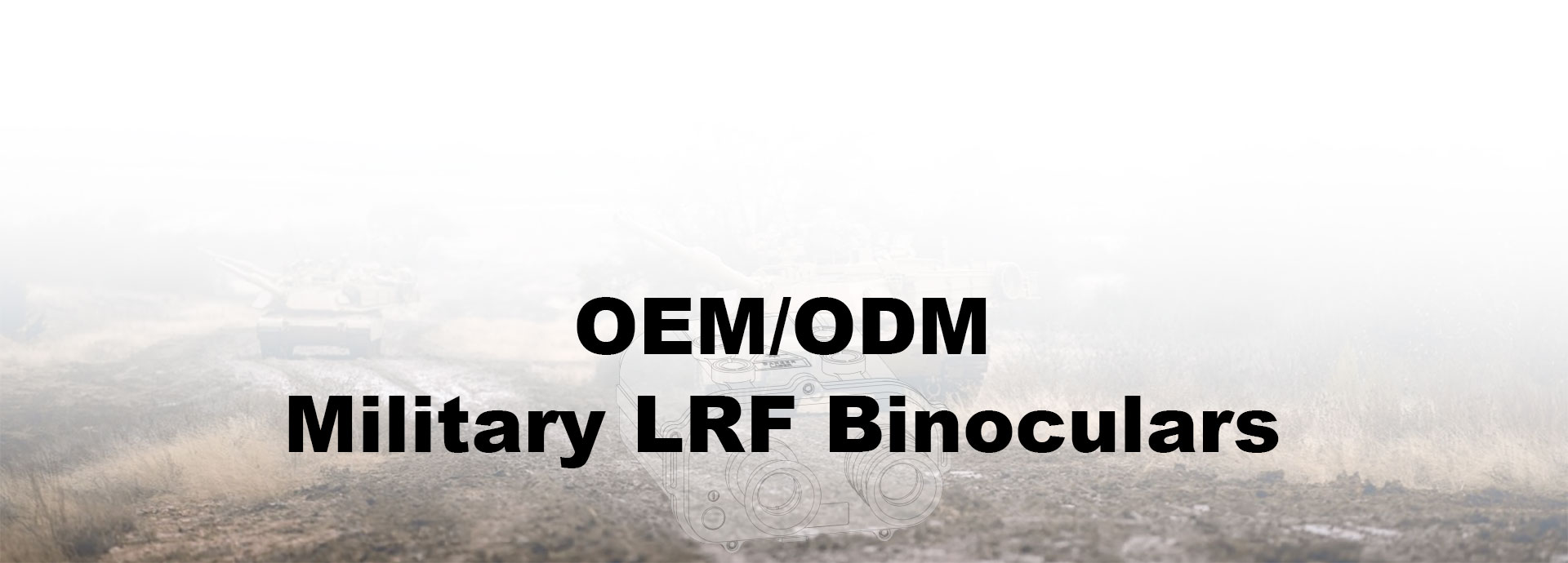 1064 nm 8 km binoculares láser